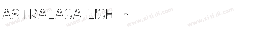 Astralaga Light字体转换